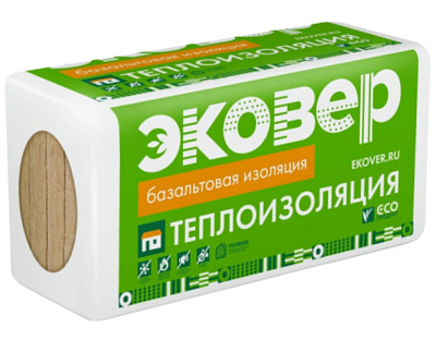Утеплитель Эковер Лайт П-45 50х600х1000мм 12шт 7,2м2 0,36м3