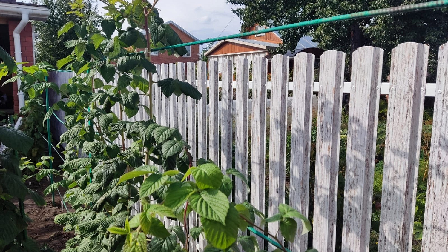 Евроштакетник австрийская плетенка 28м Беленый Дуб Printech