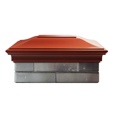 Колпак Монблан Красный на столб 2х1.5 кирпича фото 3