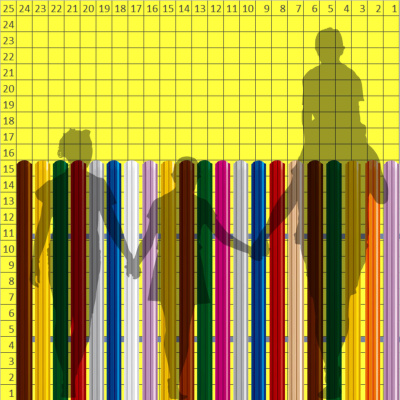 Нарядный палисадник 150см