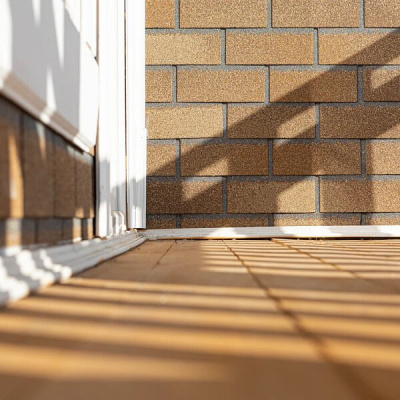 Фaсадная плитка Hauberk коллекция Кирпич цвет Песчаный на фасаде дома фото 8 Фaсадная плитка Hauberk коллекция Кирпич цвет Песчаный на фасаде дома фото 8